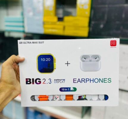 10 in 1 Smart Watch Ultra Big 2.3 with Airpods